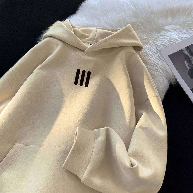 Classic Style Men's Women's Clothing Autumn Winter Casual Super Large Hoodie Sportswear Warm And Windproof