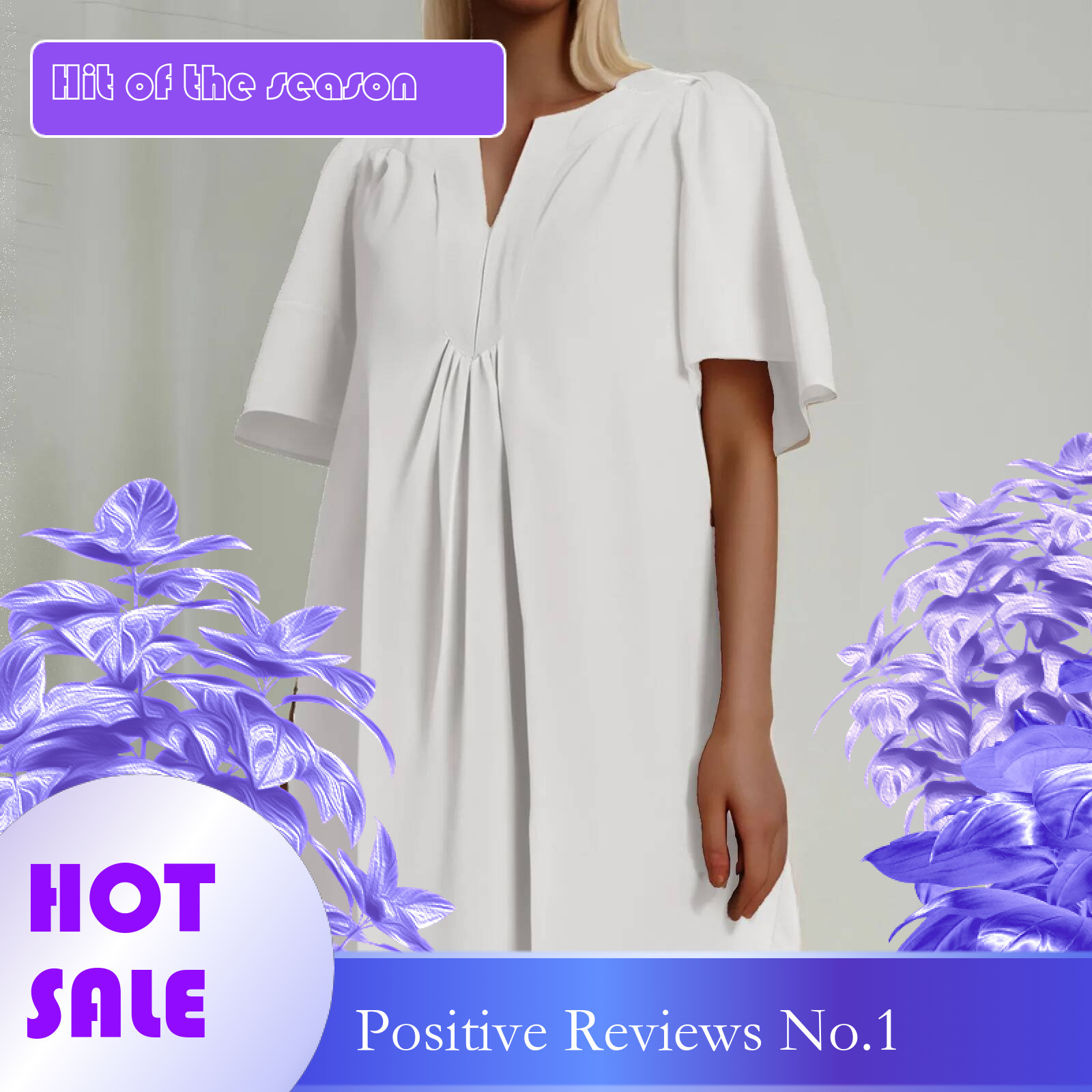 Dongdumaoyi Party Dresses Women S Casual Wedding Notched Neck Short Sleeve Tunic Dress Woman Clothing Elegant