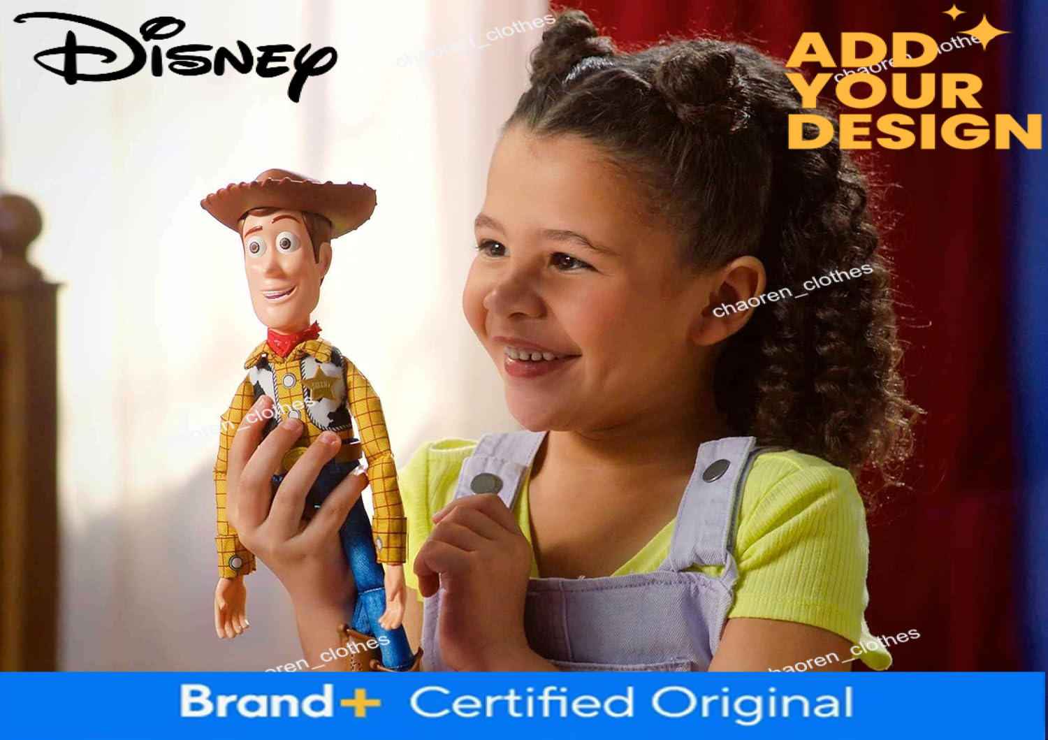Mattel Disney Pixar Toy Story Talking Woody Action Figure Accessory, Roundup Fun 12-inch Collectible with 30+ Sounds & Phrases