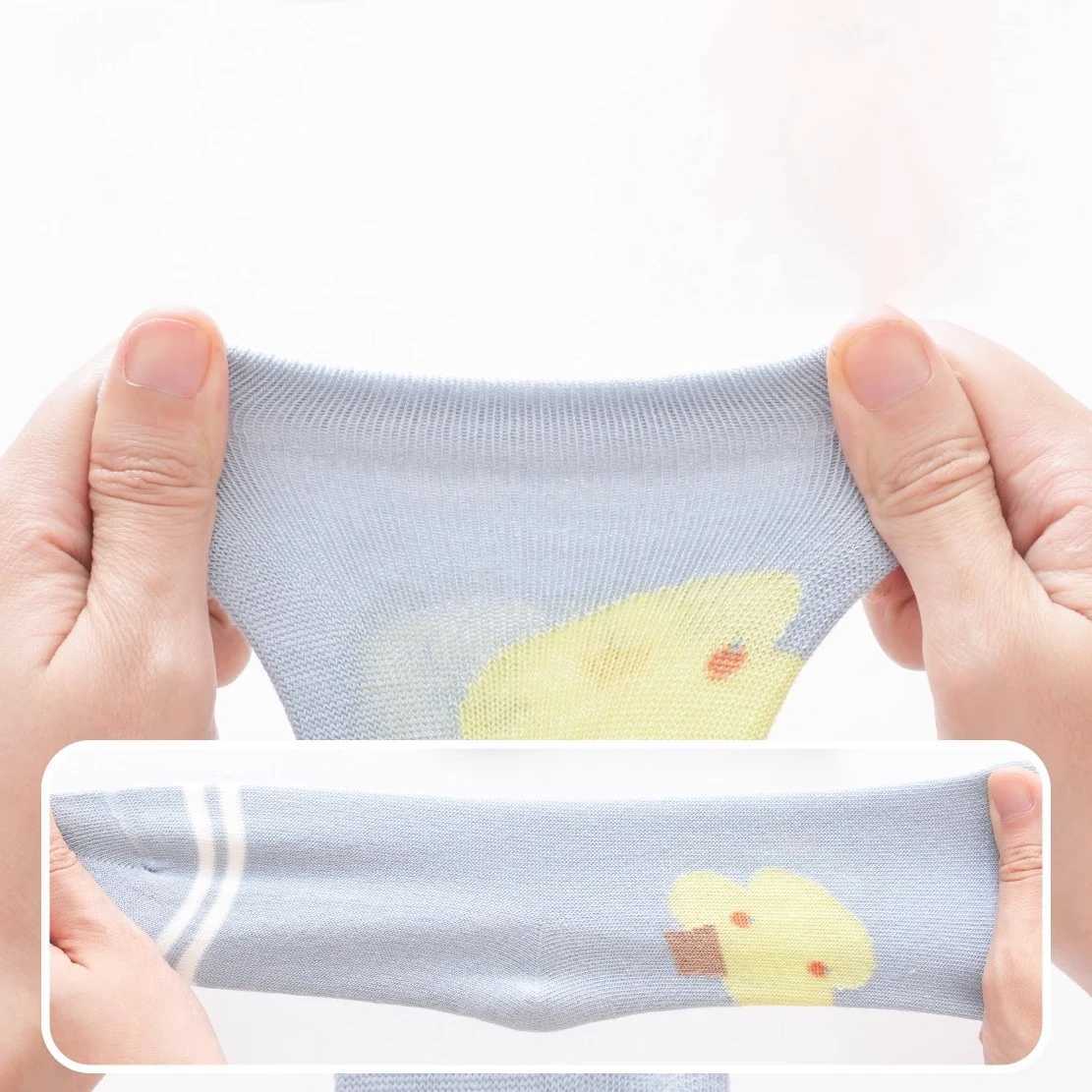 5 Pair Baby Socks for Autumn and Winter Infants 0-5 Years Loose Spring and Autumn Childrens Socks Cute Mid tube Socks G251124