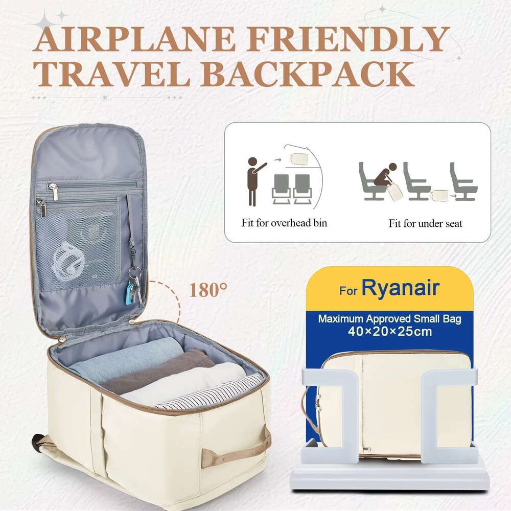 designer bag waterproof laptop for men women anti theft carry on backpack short distance airplane ryanair cabin 40x20x25 backpack