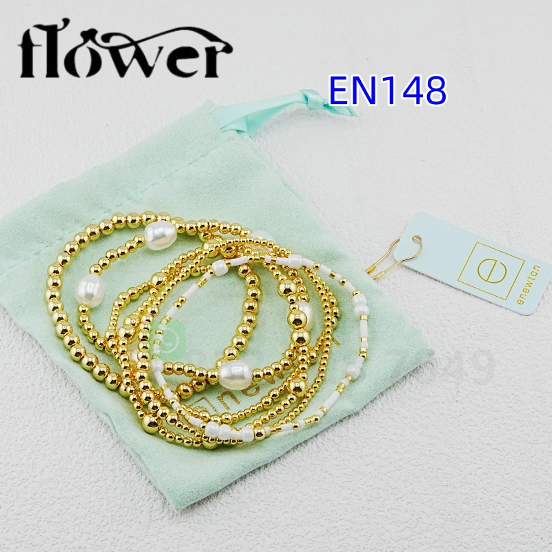 1PC Pouch Packaging Enewton 2025 New Brand Jewelry Gold Bracelets Bangles For Women Birthday Christmas Gift