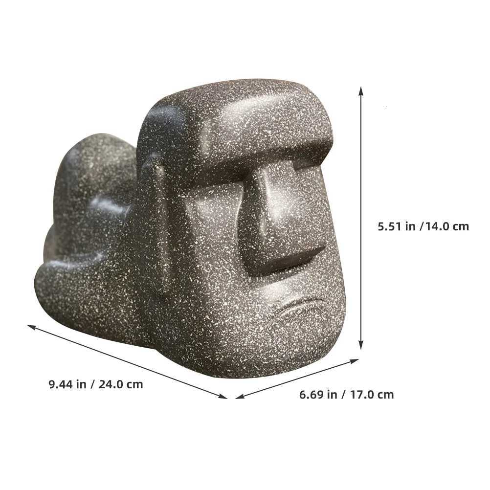 Moai Design Retro Tissue Box Cover Household Napkin Holder Bedroom Decor Paper Towel Dispenser Novelty Case For OfficeM251124