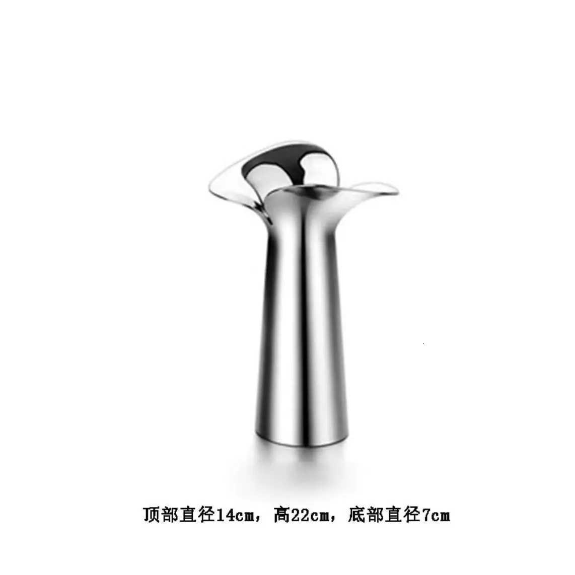 Luxury Silver Petal Fish Tail Stainless Steel Vase Living Room Decoration Flower Arrangement Candle Holder Scandinavian Style C251124