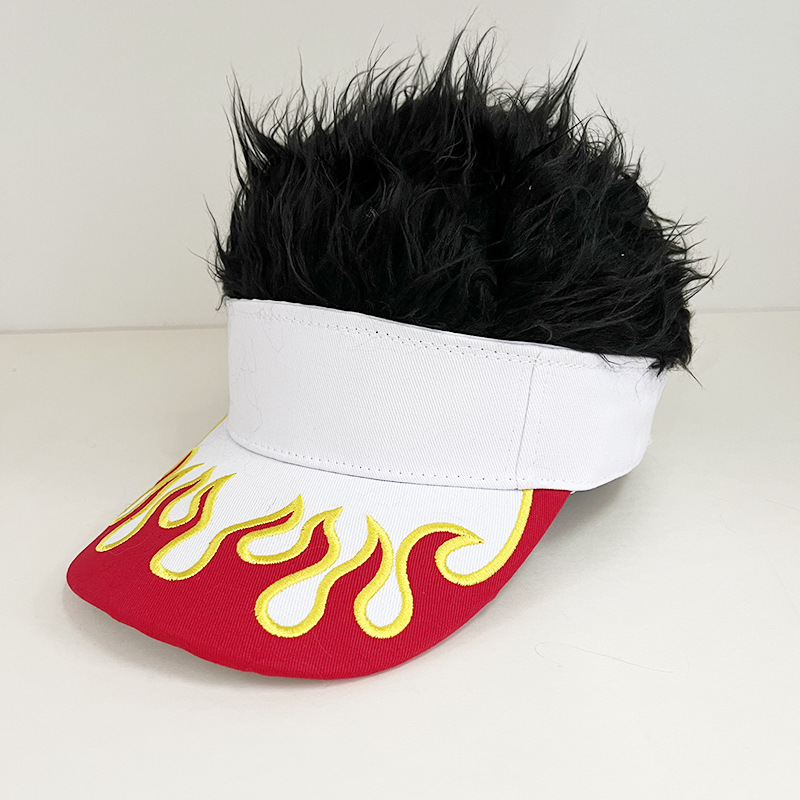 Simulated wig baseball cap Y2K designer beanie bonnet winter hat luxe mens beanie designer winter hat beanie men hats designers women Street personali - view 7