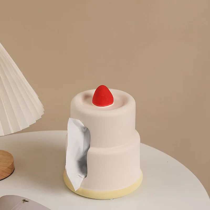 Ceramic Tissue Box for Living Room Dining Table Paper Drawer Creative Birthday Gift Desktop Decoration for GirlsM251124