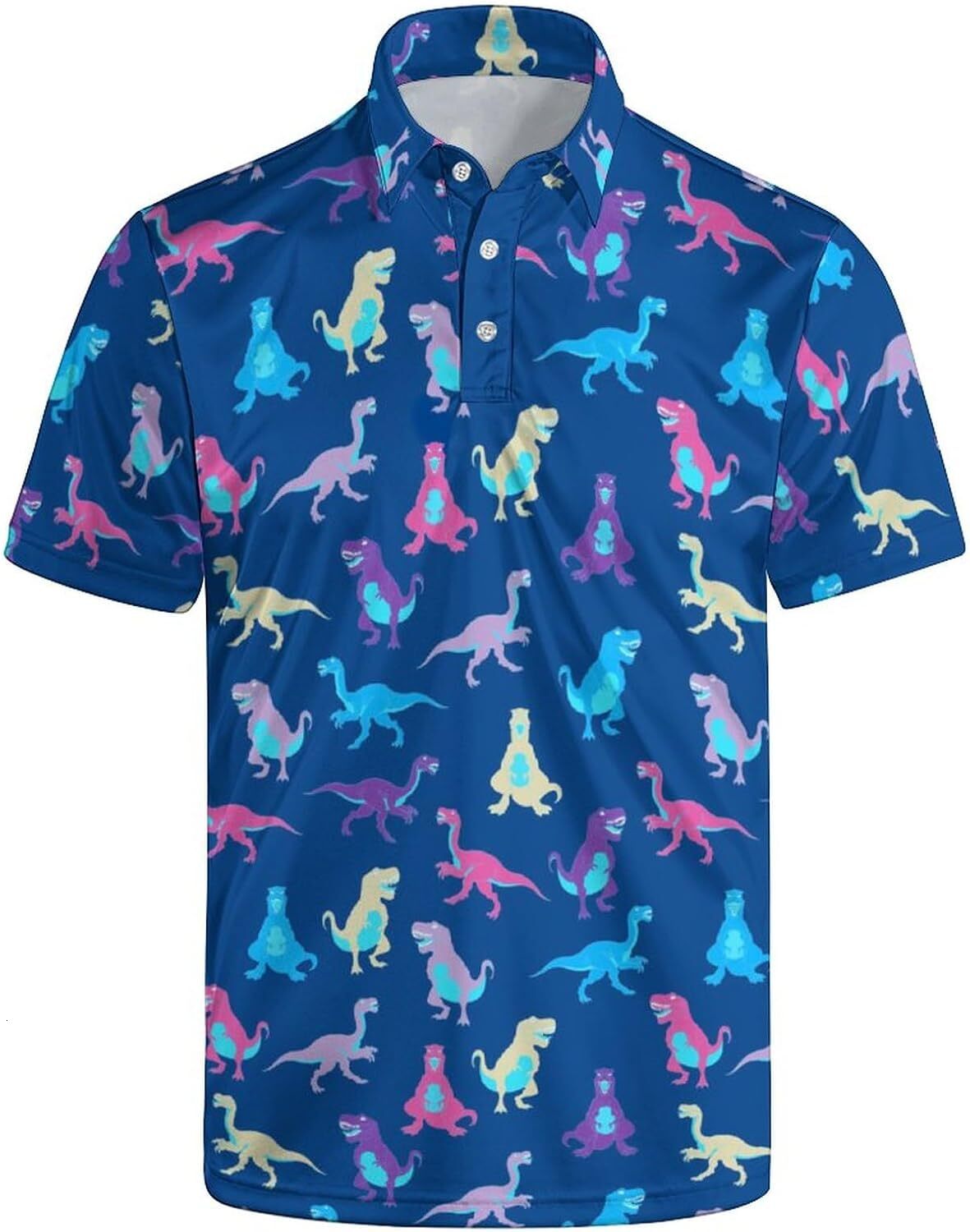 Men's Fashion Printed Polo Short Sleeves
