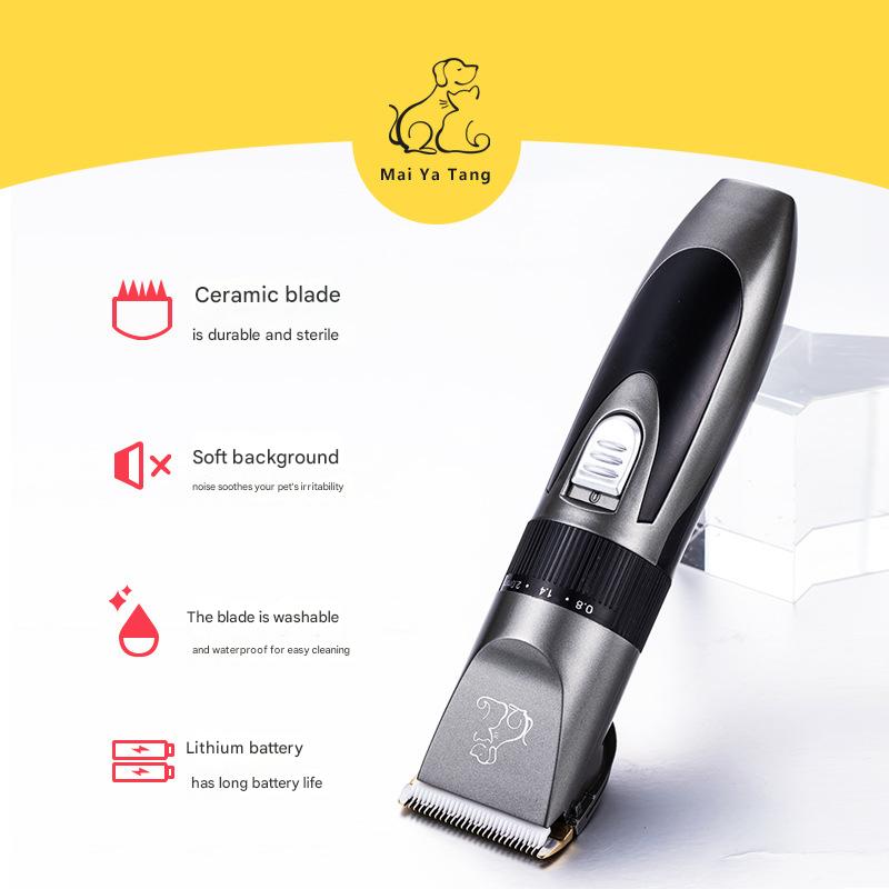 Dog Clipper Low Noise, Dog Grooming Kit with Rechargeable, Dog Shaver Cordless Electric Quiet Hair Clipper Set for Dog Cats Pets - view 9
