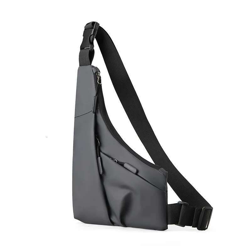 Designer Bag 2025 2025 New Anti-Theft Close Gun Triangle Leather Film Men's Left And Right Crossbody Leisure Chest Bag Luxury Bag