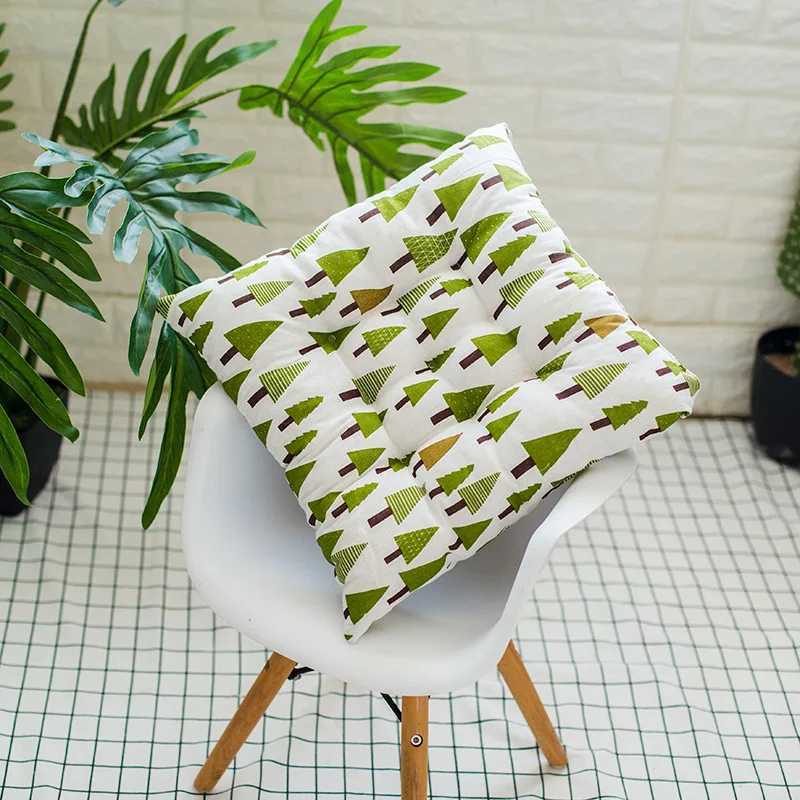 Home Chair Seat soft Cushion Pad Winter Office Back Support Thick Cotton Linen Decorative Sofa Pillow Chair Cushion G251124