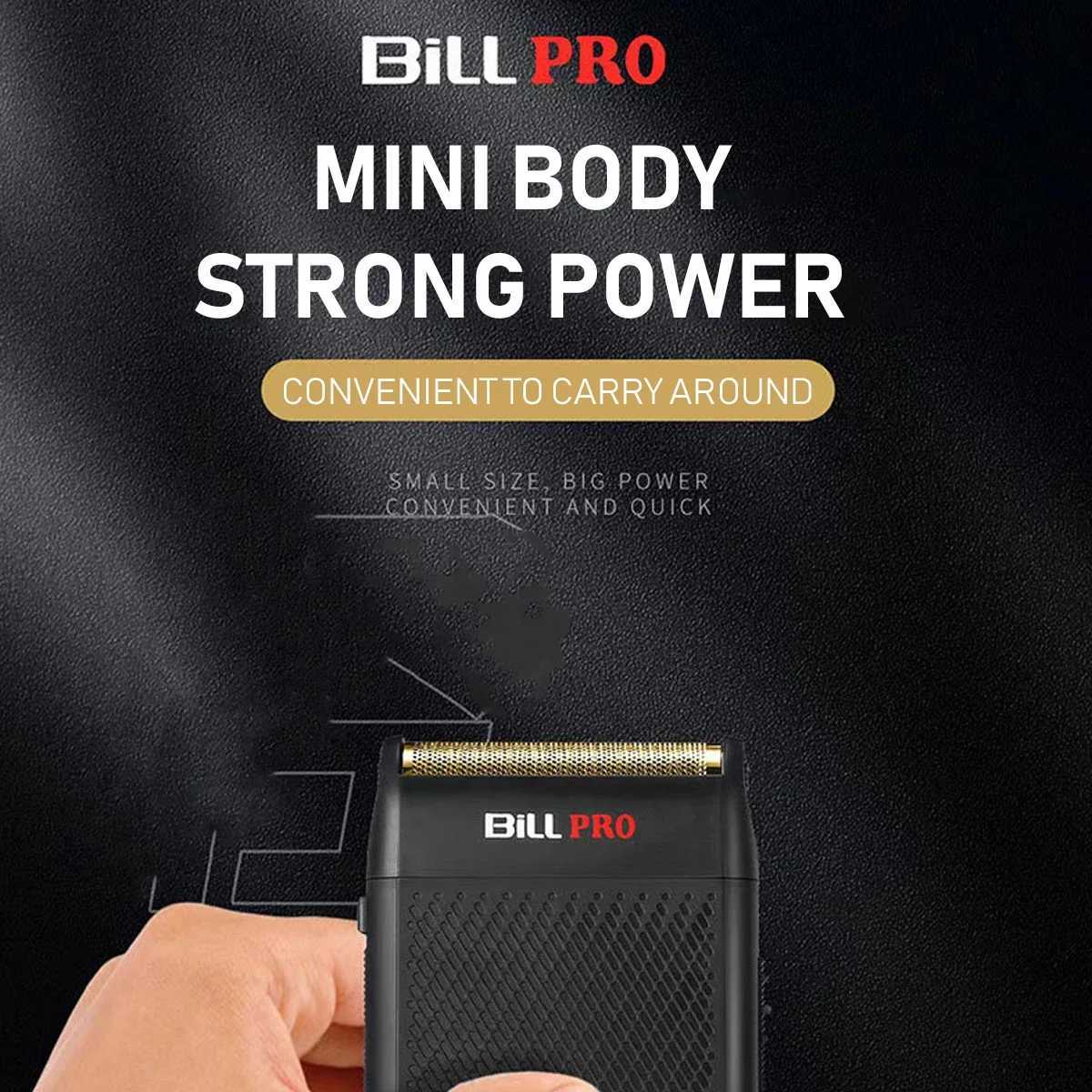 BL-400 Mens Electric Shaver - Long-Lasting Battery Portable and Travel-Friendly High-Speed Drive Quick Charging Mini Body L251124