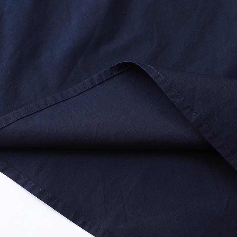 KO5150 High quality navy blue thin overalls skirt for women 2025 new workwear drawstring waist college style