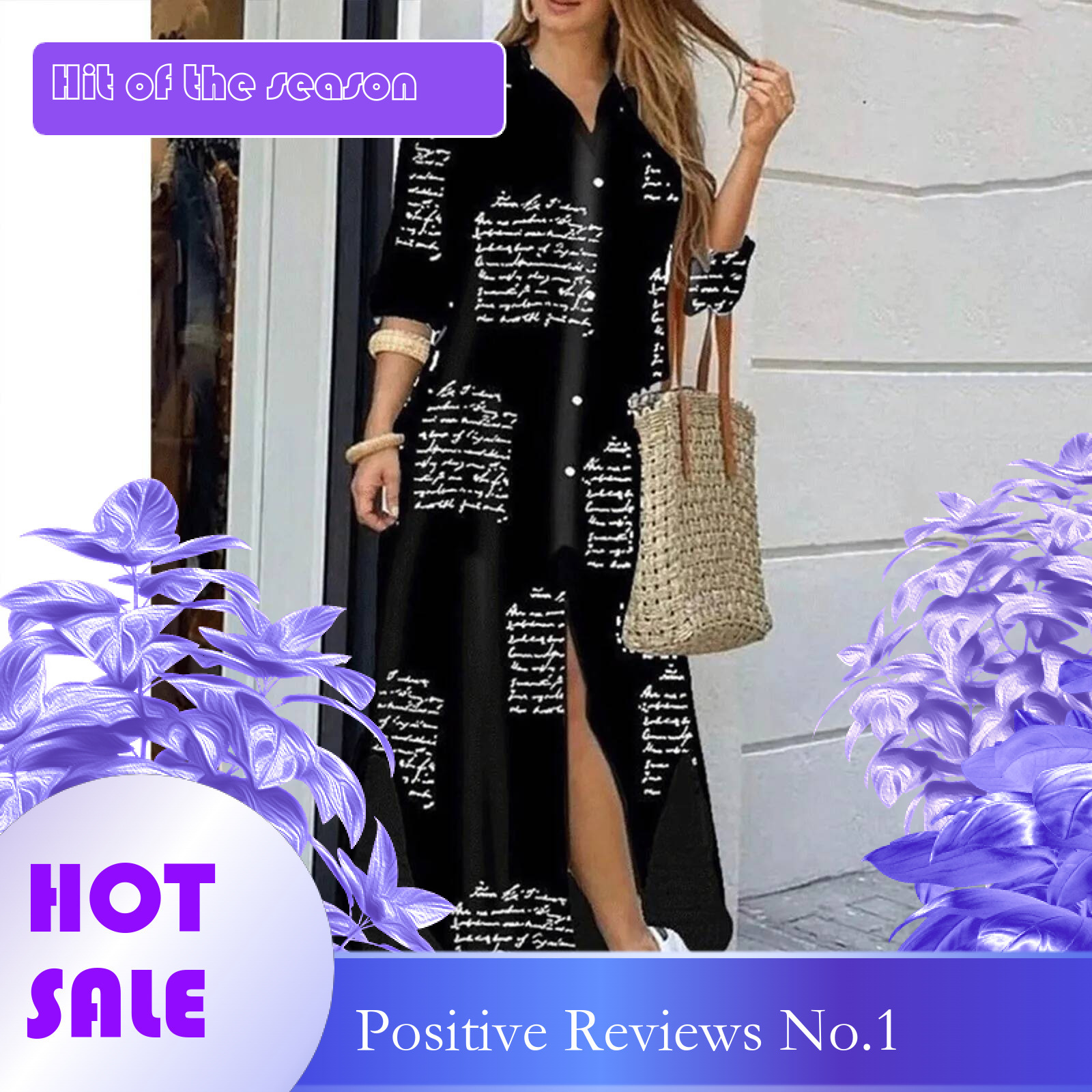Dongdumaoyi Summer Fashion Elegant Shirt Dress Women Print Long Sleeve Button Ladies Office Holiday Casual Clothing Female Maxi
