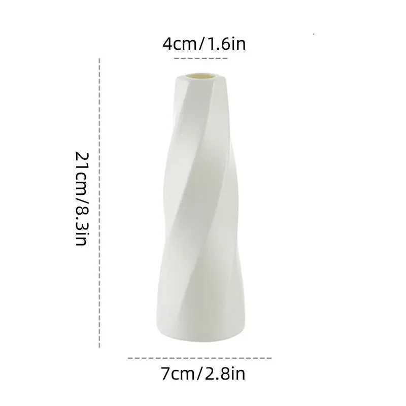 Simple Vase Decoration Living Room Flower Arrangement Vase Dining Table Light Luxury Style Vase Home Dried Flower Storage Bottle C251124