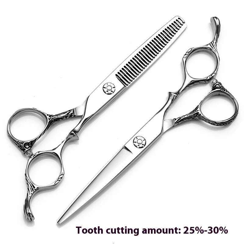 6.0Inch JP440C Salon Hair Stylist Professional Straight Teeth Hairdressing Scissors Set