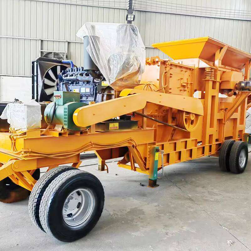 Mobile Crushing Station with Quick Relocation Capability