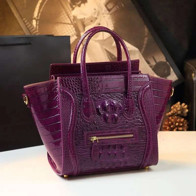Designer Brand New Cowhide Crocodile Handbag Women's Fashion Trend Crossbody Bag Hot Sale Bolsos De Mujer Free Shipping