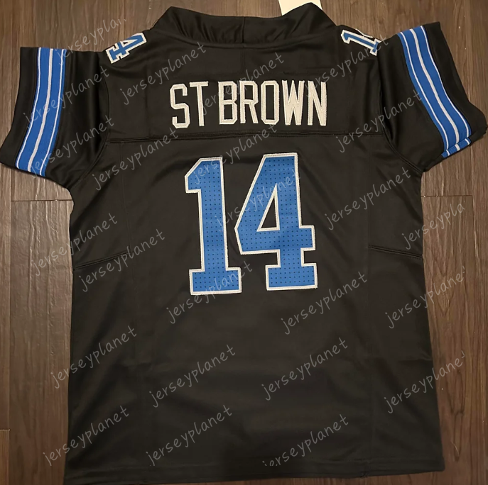 Mix Order 26 Jahmyr Gibbs Football Jersey St. Brown Jared Goff Hooker Jackson Montgomery Reynolds Custom Jerseys Support Custom33