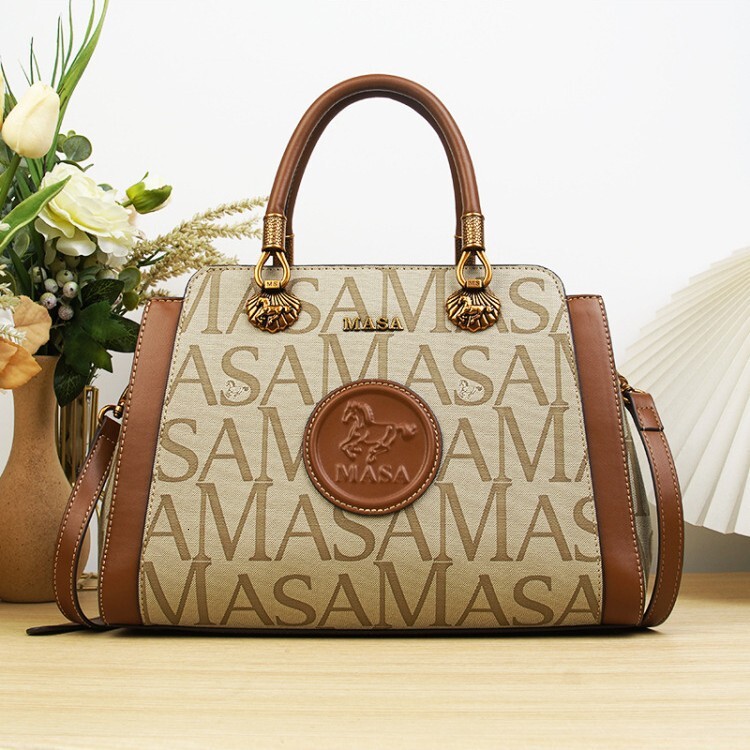 MASA New High End Light Mom Handheld Women S Fashion Versatile Commuter Single Shoulder Tote Bag