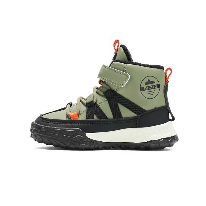 Winter Boys Snow Boots Warm Outdoor Sneaker Fashion Thick Sole Kids Combat Boots Children Cotton Sports Shoes for Boy L251124