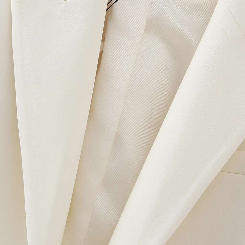 Designer Clothes Spring New Women's Casual Versatile Fit Solid Color Buckle Free Long Sleeved Short Suit Coat