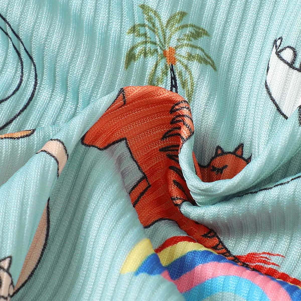 Clothing Sets 2pcs Baby Boys Cute Dinosaur And Tiger Graphic Print T-shirt Shorts Set Clothes R250424