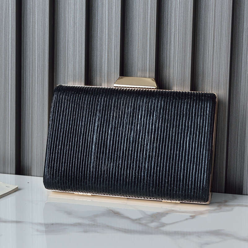 Dinner Bag New Wrinkle Luxury Banquet Minimalist Bag For Women KQ