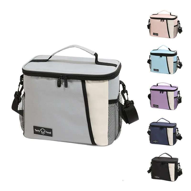 Insulated Large Bags For Women Men Reusable Lunch Bag With Adjustable Shoulder Strap