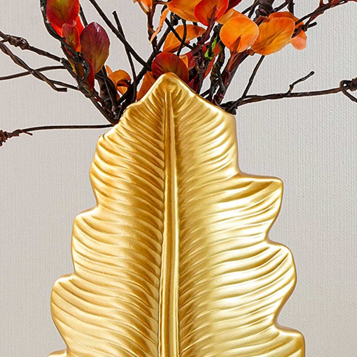 1PC creative and simple feather vase modern home decoration decorative vase entrance hall home handicraft display C251124