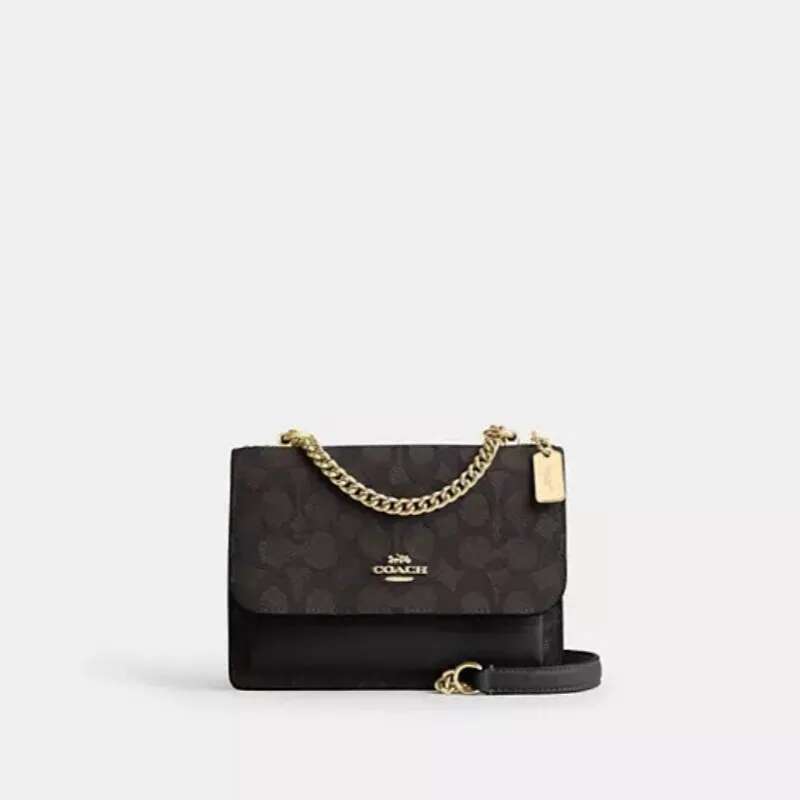 Mini Klare Crossbody Underarm Shoulder Fashion Chain Purse Leather Small Flap Square Bag for Women Daily CW206