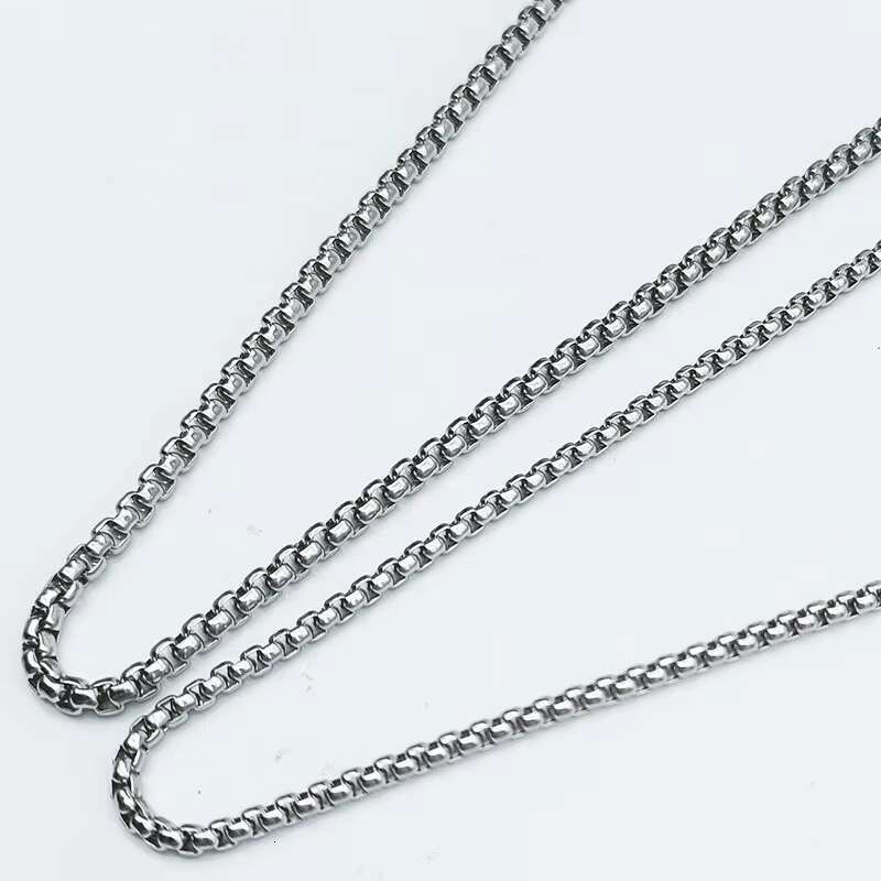2025 Trendy 316L Stainless Steel Necklace Mens Cuban Link Chain Bijoux En Acier Inoxydable Homme Jewellery Bulk