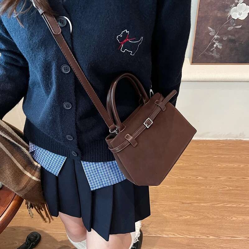 Mini PU Leather Crossbody Bags For Women Winter Y2k New Females Fashion Shoulder Bag Handbags With Purses
