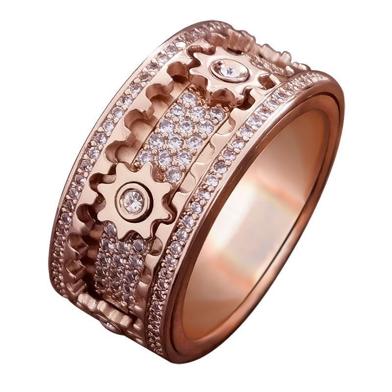 High Quality Designer ring for Woman man Ring Zirconia Engagement Titanium Steel Love Wedding Rings Sier Gold Fashion jewelry Gifts