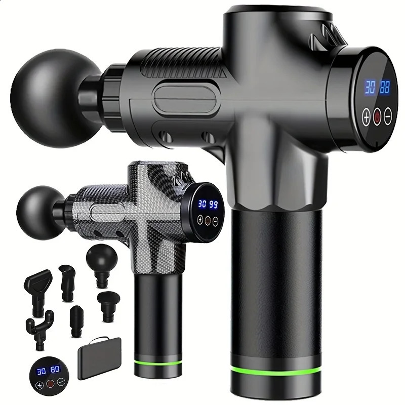 30 Level Massage Gun Fascia Deep Muscle Relax Body Neck Massager Electric Fitness Equipment Noise Reduction Male Female 250424