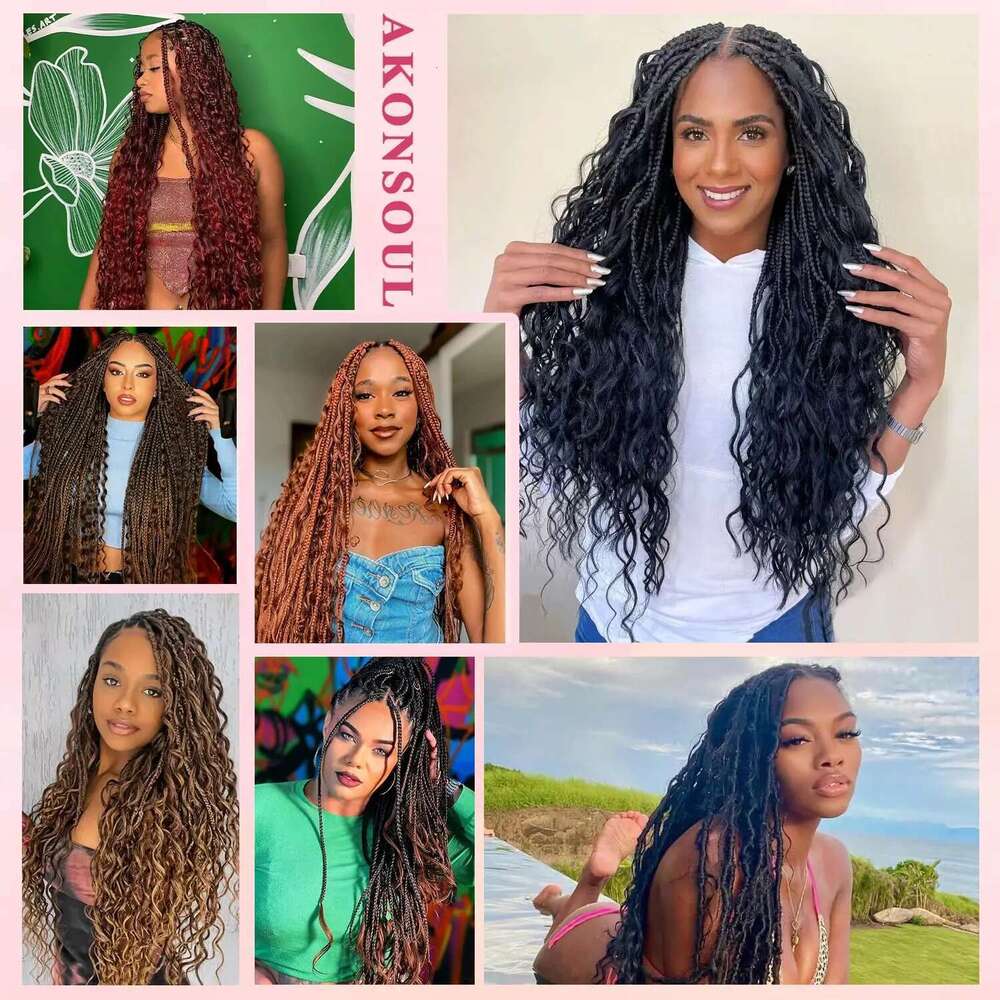 Malaika Color Deep Wave Bulk Braiding 4/27# No Weft Virgin Curly Human Hair Extensions For Boho Braids