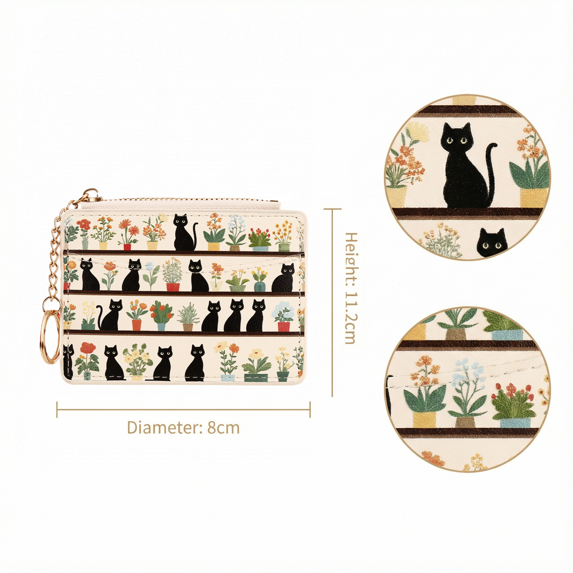 Elegant Unisex Fashionable Pocket Organizer for Cards & Coins - Lightweight Everyday Accessory Card Holder Short wallet