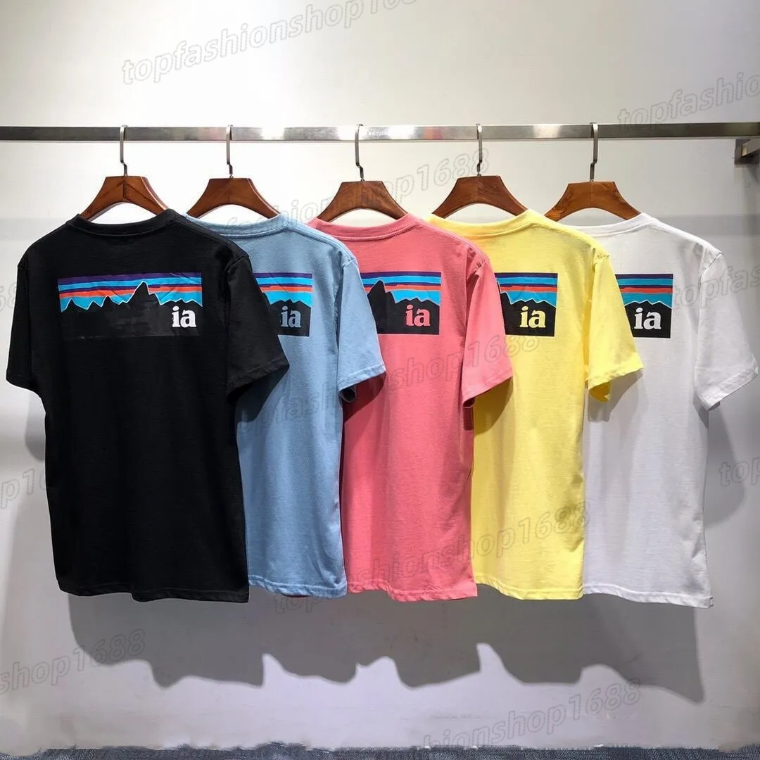 Men's T-shirt designer Tshirt summer casual T shirt men's and women's loose T-shirt back sunset print short sleeved best-selling luxury men's shirt