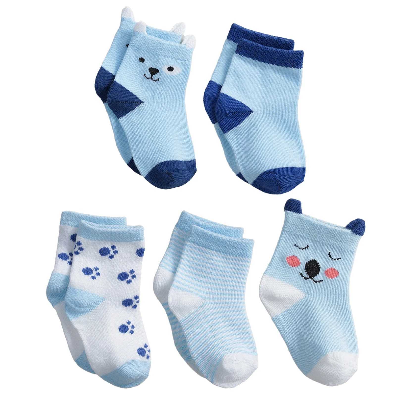 10 Pairs Baby Socks Newborn Baby Boy Girls Infant Cute Cartoons Fashion Soft Cotton Short Socks For 0-3 Years Kids Socks G251124