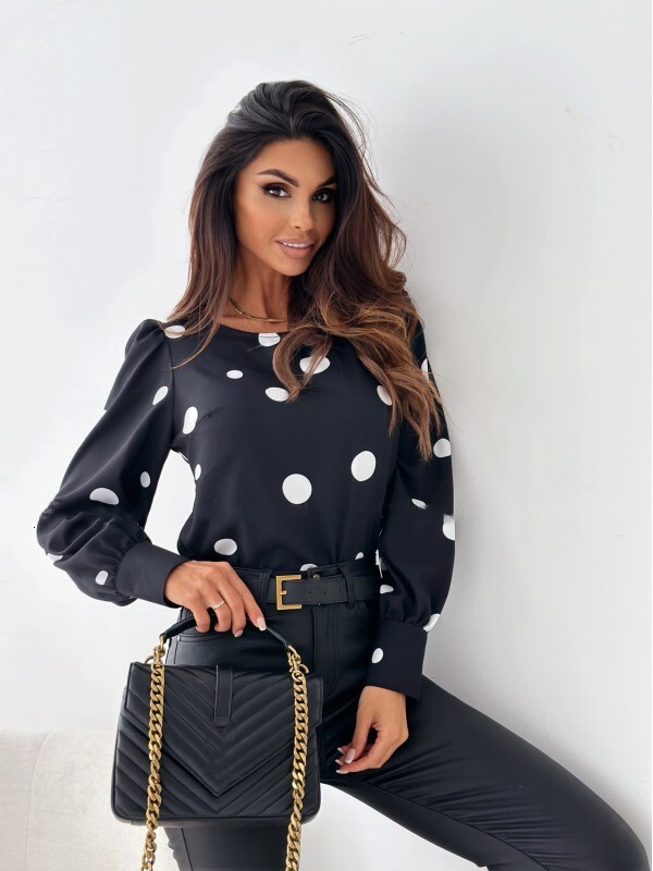 2023 womens autumn top long sleeved shirt printed shirt for women
