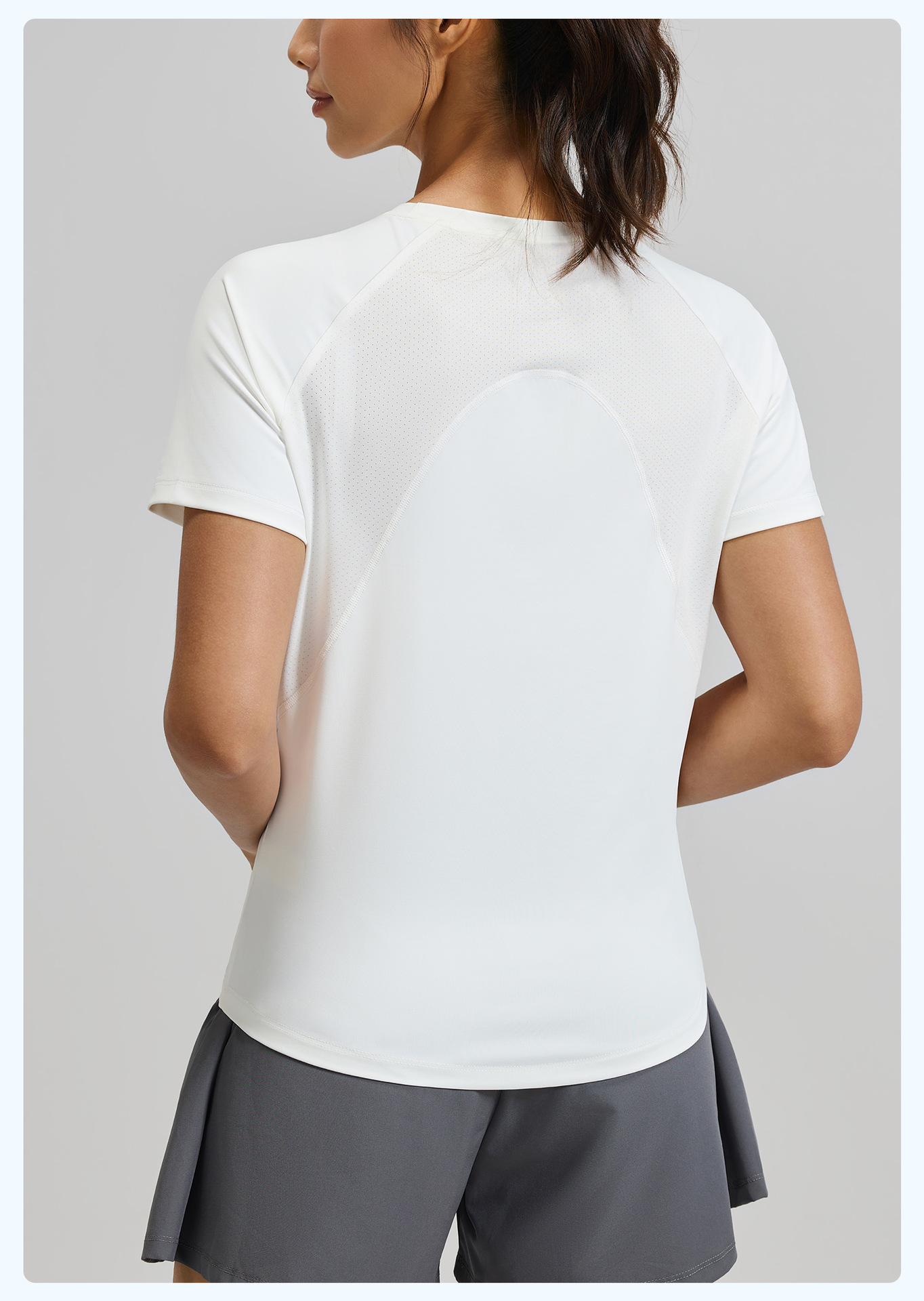 Women Yoga T shirt Cew Neck Fintness Short Sleeve Skinfriendly Workout Breathble Blackless Quick Dry Top Female BFT024