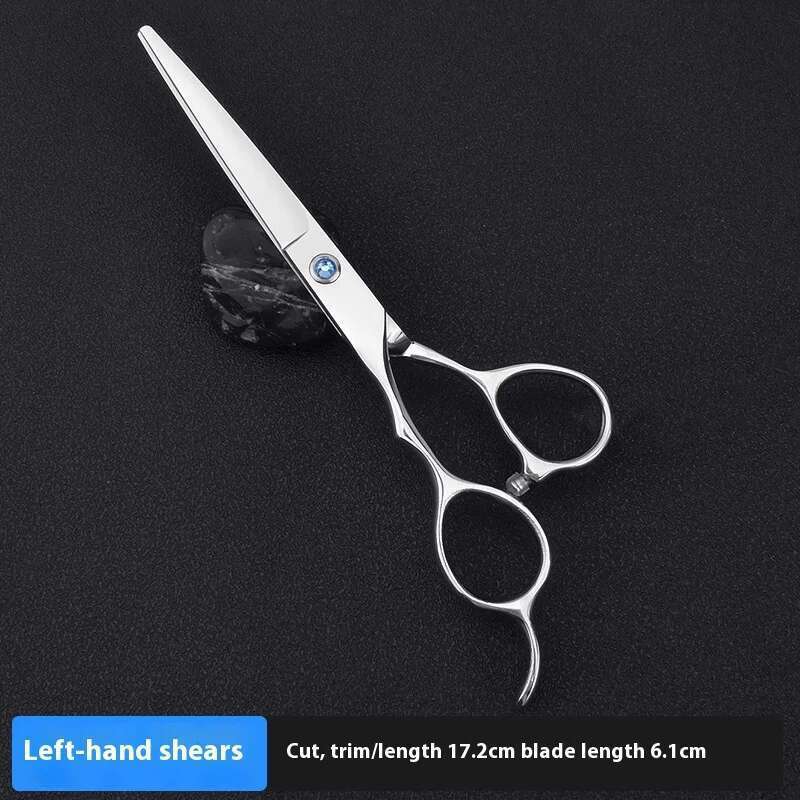 6.0-inch professional salon/home hairstylist, left-handed straight clipper, thin clipper, hairdressing scissors set