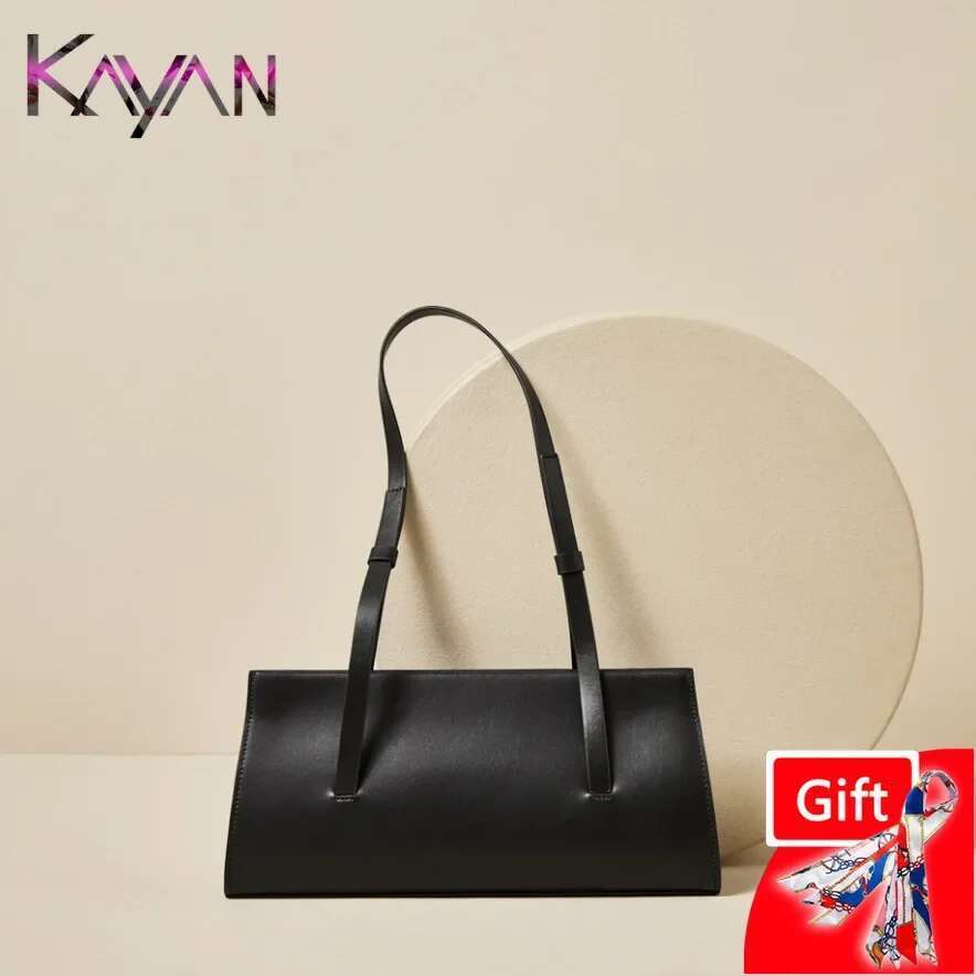 Designer Bag High Quality Second Layer Cowhide Women Shoulder Square Bag Solid Genuine Letaher Female Underarm Top Handle Handbag Ladies Tote