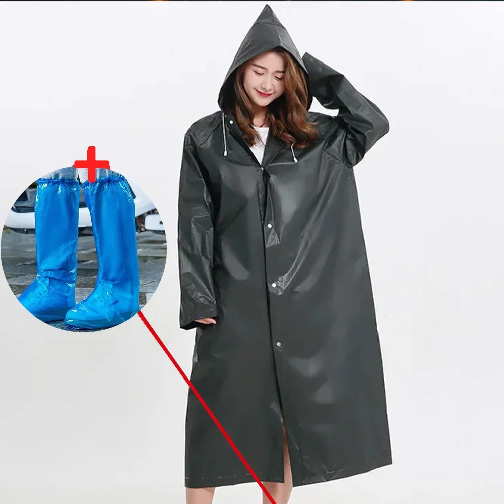 Waterproof Raincoat Men Women Waterproof Raincoats Men Raincoats Poncho Women Raincoat Hiking Long Hooded Raincoat 250421
