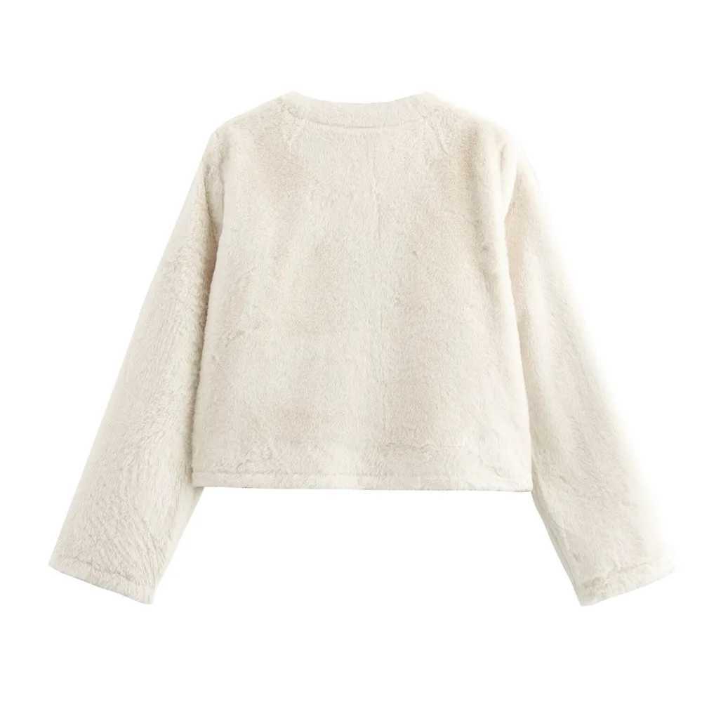 Autumn New Womens European and American style loose casual long sleeved double-sided rope knot jacket J251124