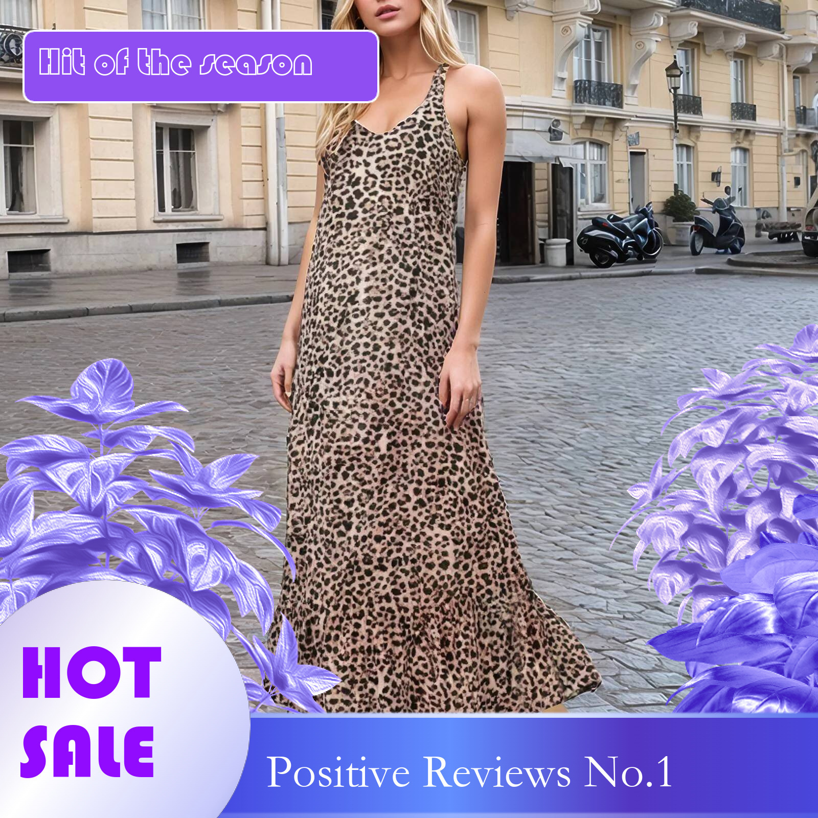 Dongdumaoyi Leopard Print Dress Woman Summer Sexy Swing Collar Spaghetti Straps Backless Ruffles Party Clubwear Skinny Vestidos