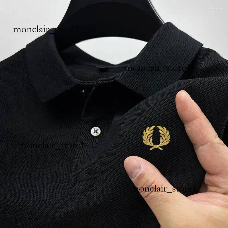 Men's Polos Perry Polo Shirt Summer Quick Drying High Quality Designer Senior Business T-Shirt Breathable Sports Hiking Casual Ecb