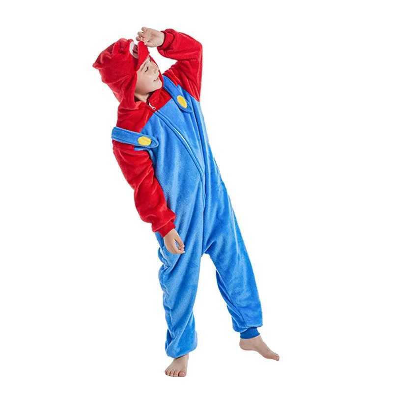 Anime Brothers Cartoon Game Cosplay Costume Anime Figure Luigi One-piece Pajamas Kawaii Cartoon Sleepwear Halloween Cos Clothes L251122FIG0