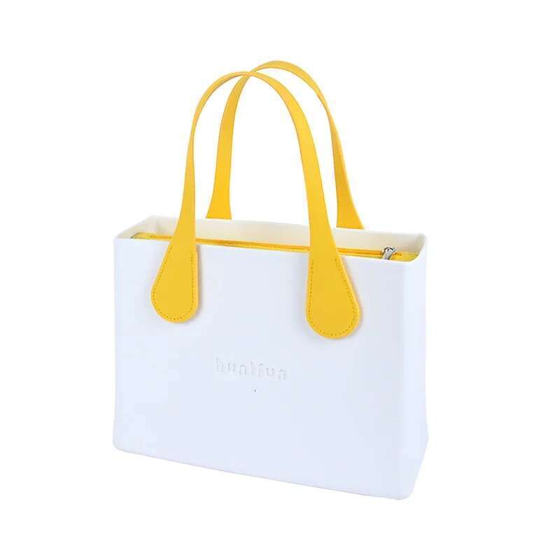New Casual Obag Style Large Capacity Women Silicon Shoulder Bag Handbag Crossbody Commuter Bag Beach Small Square
