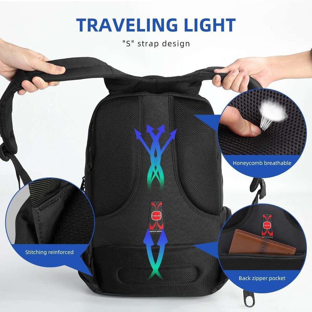 Designer bag Lifetime Warranty Anti Theft For Men 15inch Laptop Casual Travel Bag Schoolbag Male Cabin Backpack Mochila