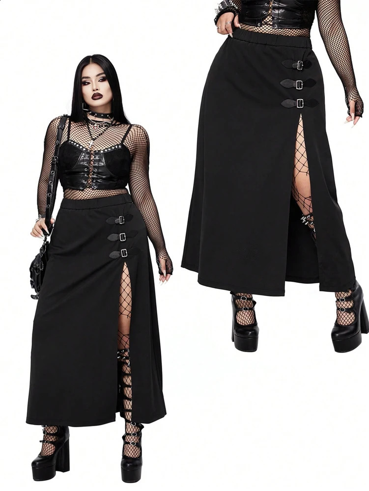 Plus size womens lace laminated hem romantic elegant retro dress solid color sewing fashionable Airy polyester material 250417